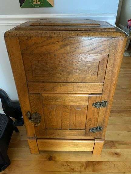 Antique Oak Ice Box