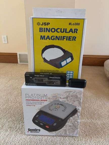 GemPro Scale, JSP Magnifier, RS Mizar Tester