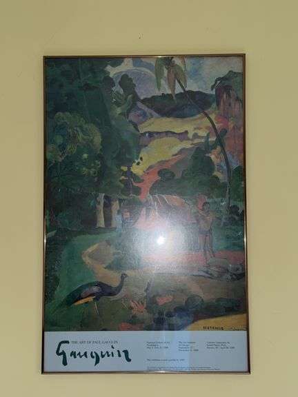 Paul Gauguin Exhibition Poster, 1989, 39″H x 25″W