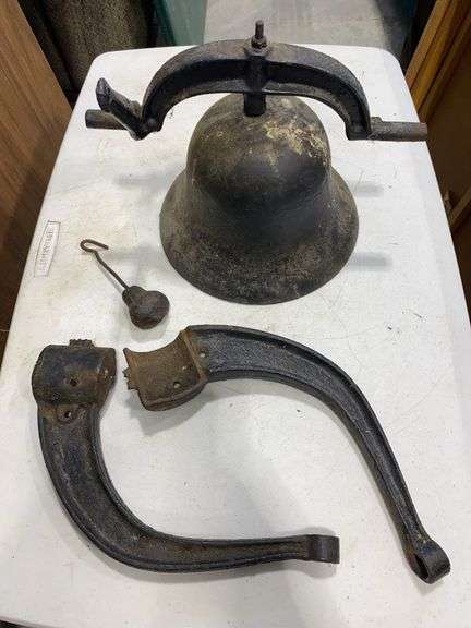 Antique Cast Iron Bell & Hardware Parts - Auction Ohio