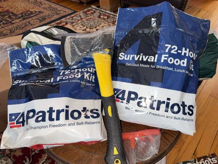 72-Hour Survival Kit with Food, Emergency Tools, and Tent by 4Patriots
