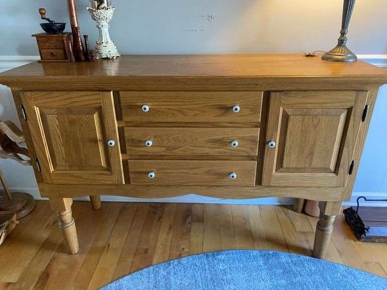 Amish (?) Oak Sideboard
