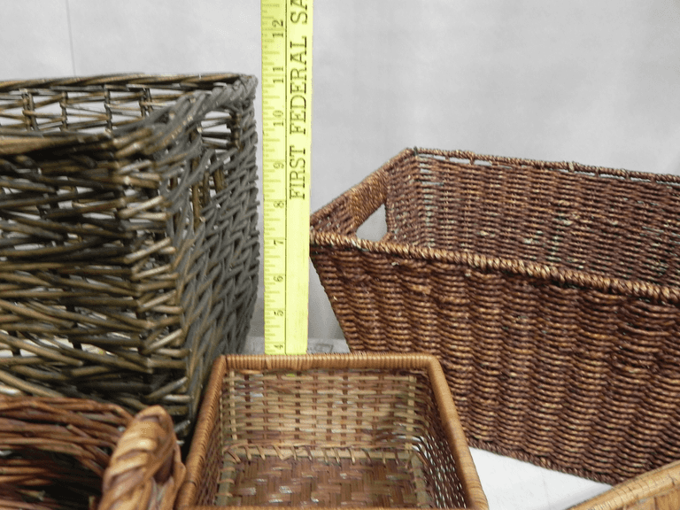 Collection of Heavy-Duty Woven Storage Baskets