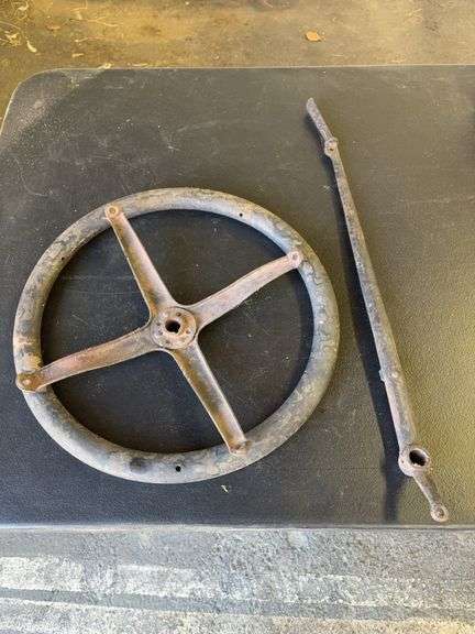Model T Steering Wheel and Brake Handle