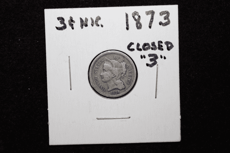 1873 U.S. Three Cent Nickel