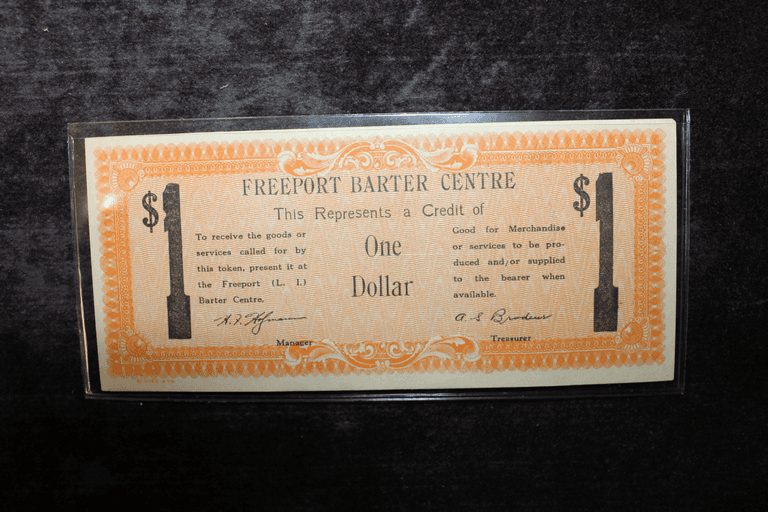 Freeport Barter Centre One Dollar Note