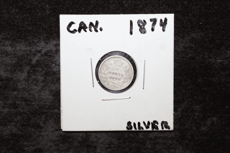 1874 Canada Silver Five Cents