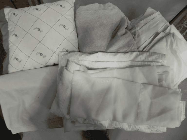 Bedding and Sheer curtains
