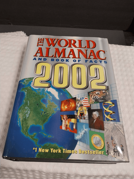 The World Almanac and Book of Facts 2002 – Hardback, Copyright 2002