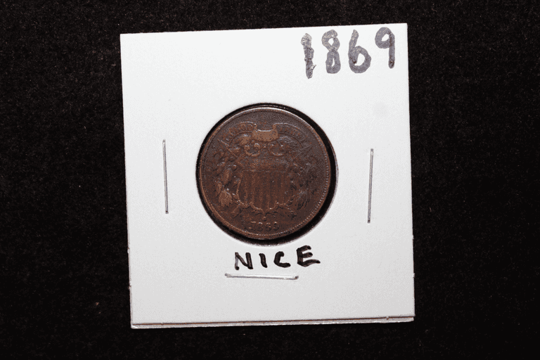 1869 U.S. Sheild 2 Cents
