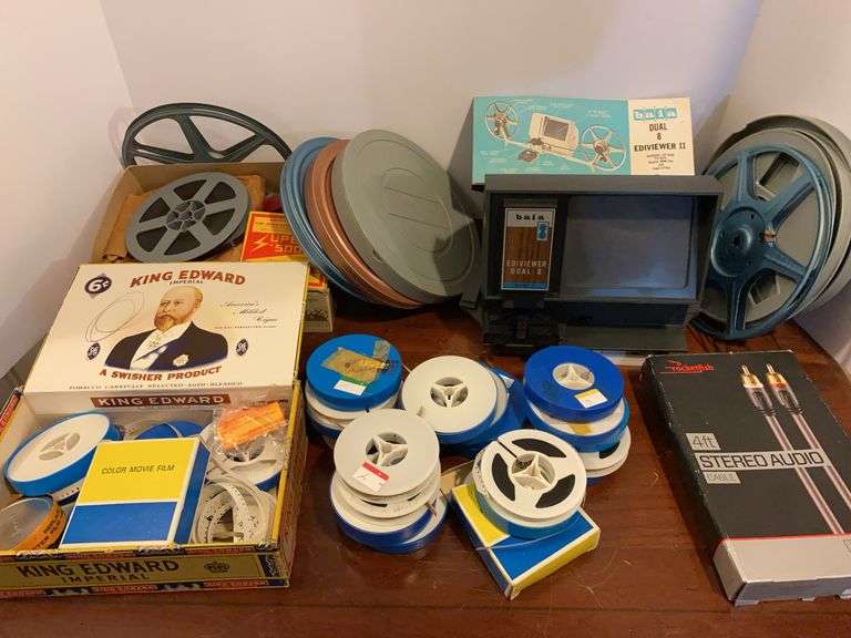 Baia Dual 8 Ediviewer II + Movie Reels, Movies, Etc.