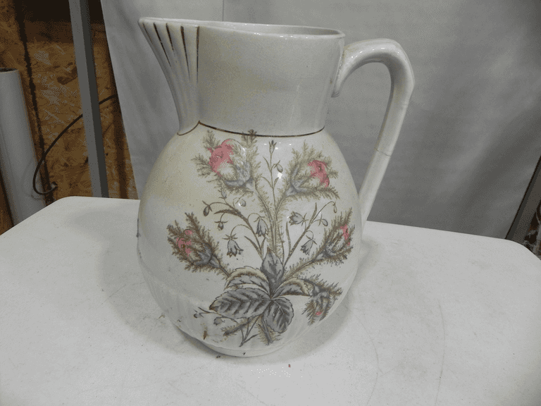 Antique ironstone pitcher