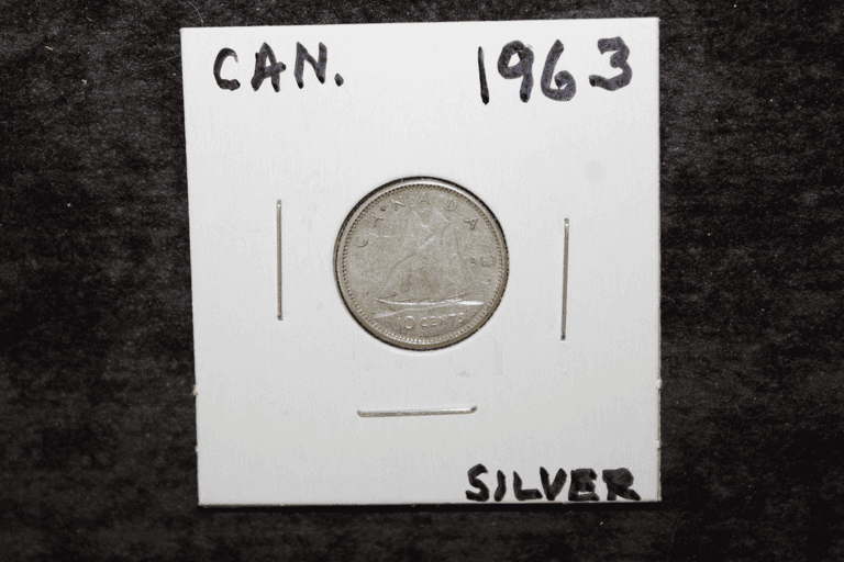 1963 Canada Silver Ten Cents