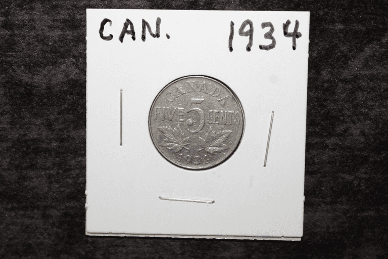 1934 Canada Five Cents