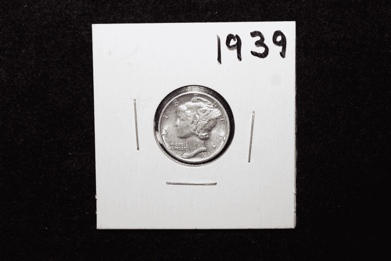 1939 U.S. Mercury Silver Dime