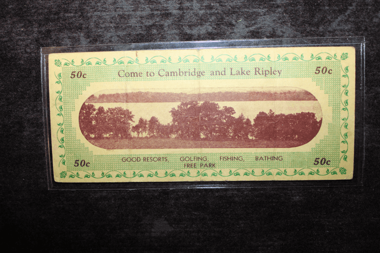 Cambridge Lake Ripley 50 Cent Note