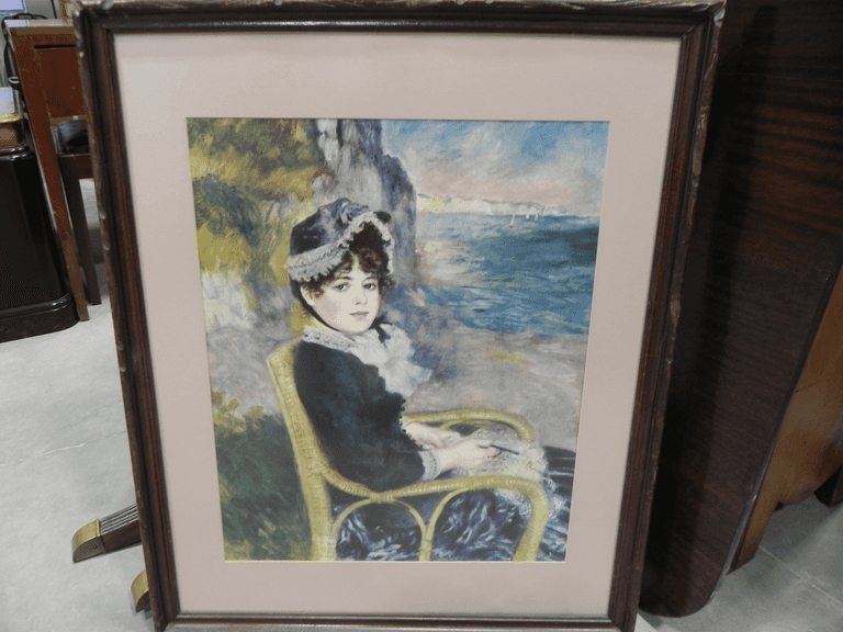"By the Seashore" (1883) by Pierre-Auguste Renoir.