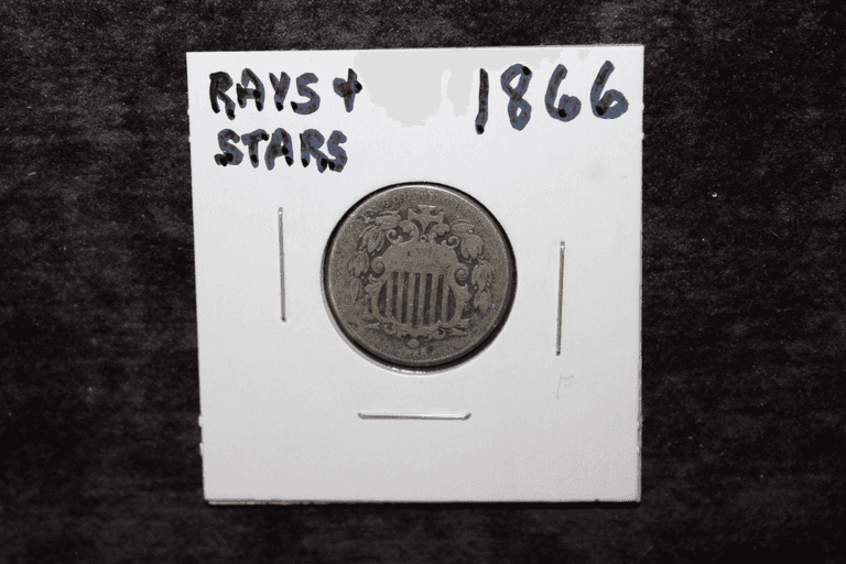 1866 U.S. Shield 5 Cents
