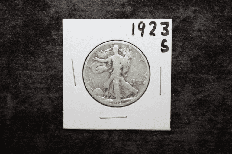 1923-S U.S. Walking Liberty Silver Half Dollar