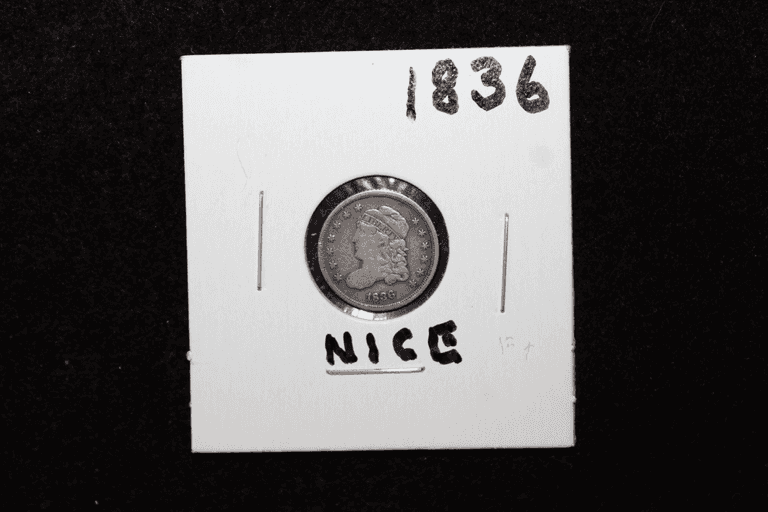 1836 U.S. Capped Bust 5 Cents