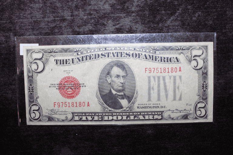 1928-C U.S. Five Dollar Note