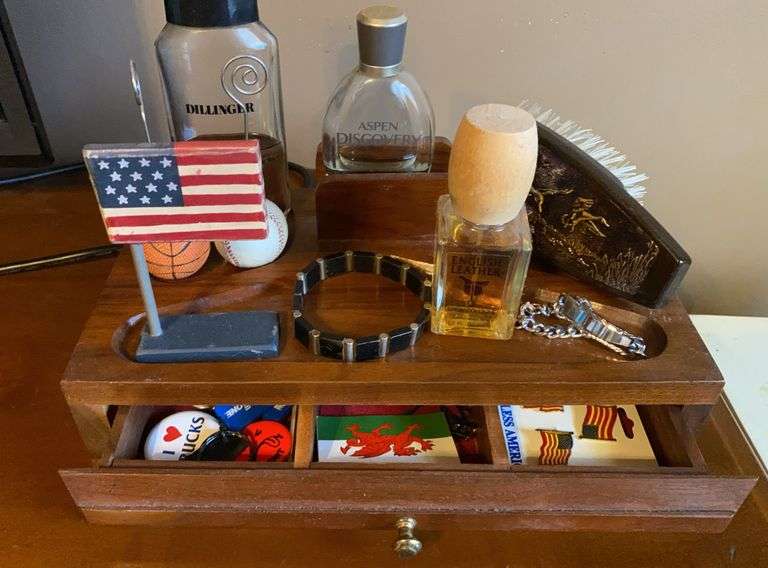 Men’s Dresser Accessories, Cologne Bottles