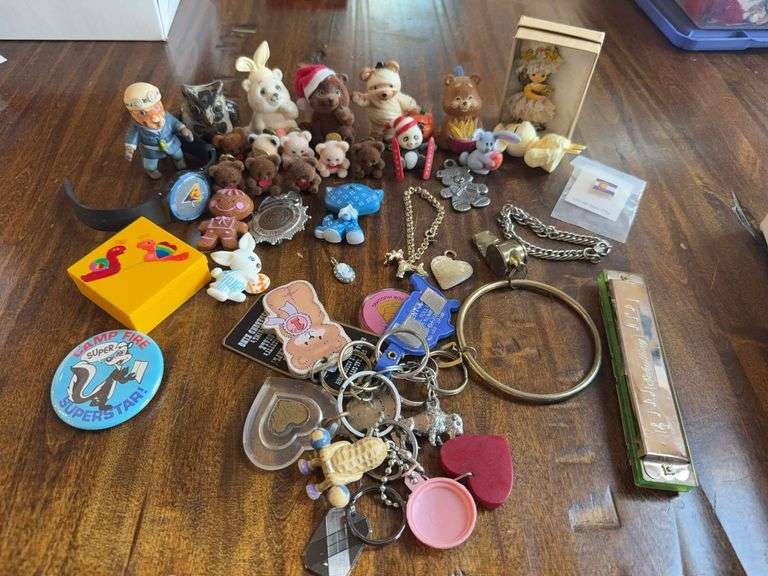 Keychains, Toys, Jewelry, Watch, and Collectibles