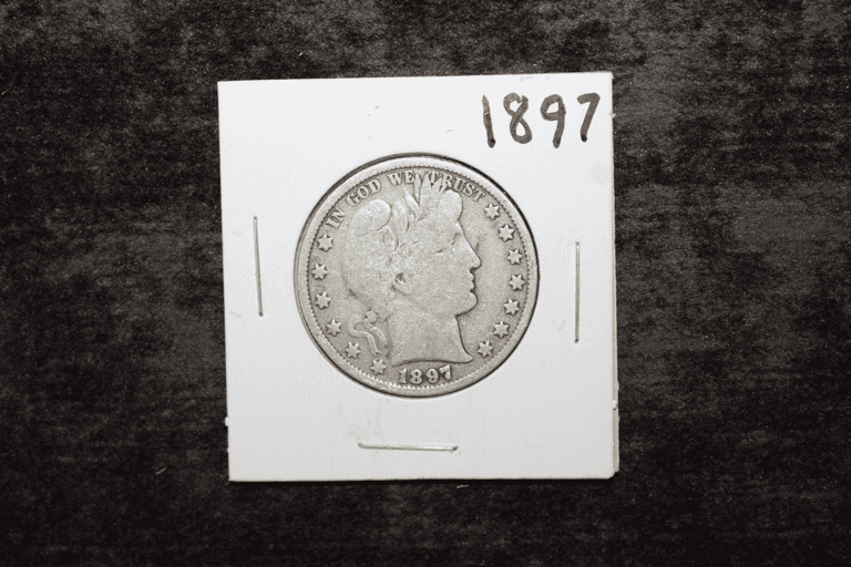 1897 U.S. Barber Silver Half Dollar