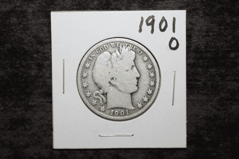 1901-O U.S. Barber Silver Half Dollar