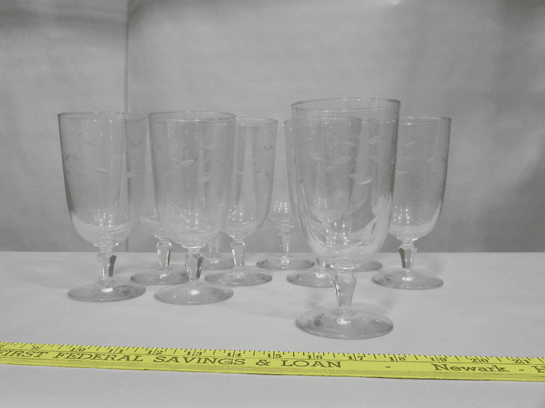 Footed Iced Tea or Water Goblets.