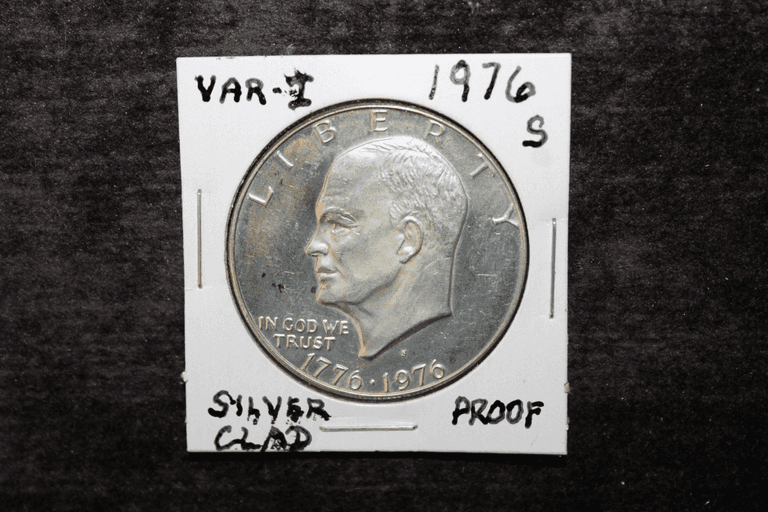 1976-S Eisenhower Bicentennial Silver-Clad Dollar