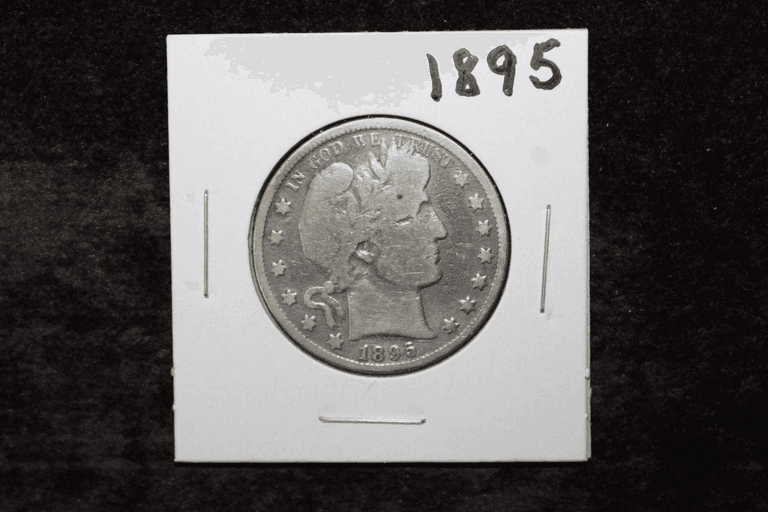 1895 U.S. Barber Silver Half Dollar