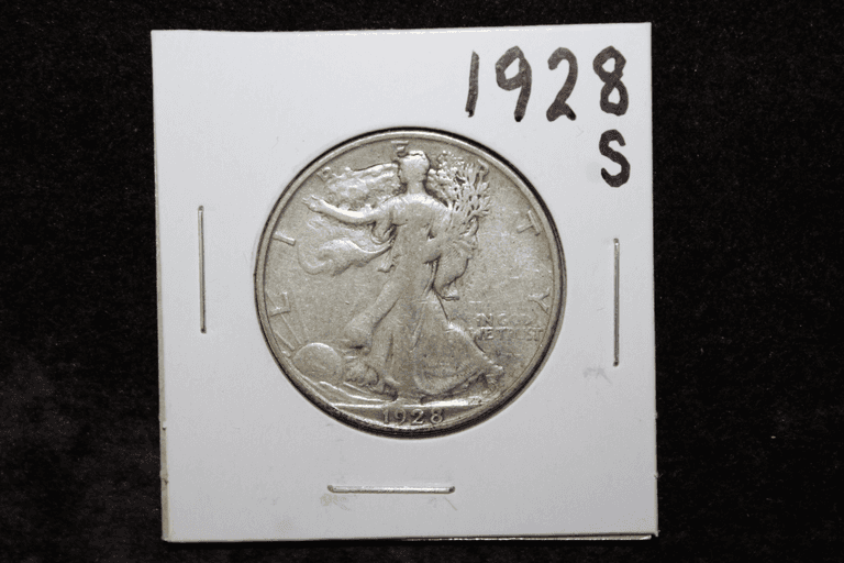 1928-S U.S. Walking Liberty Silver Half Dollar