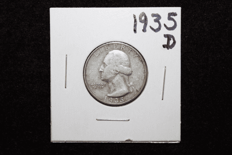 1935-D U.S. Washington Silver Quarter