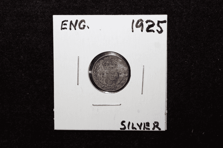1925 English Silver 3 Pence