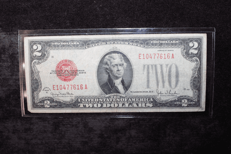 1928 U.S. Two Dollar Note