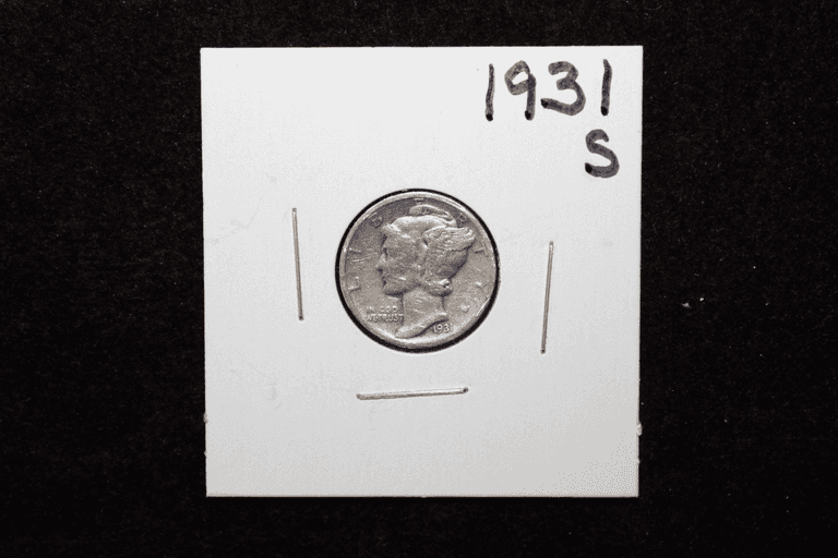1931-S U.S. Mercury Silver Dime