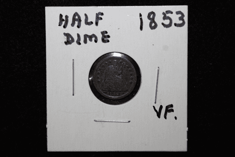 1853 U.S. Seated Half Dime
