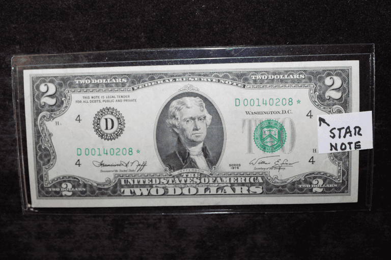 1976 U.S. Two Dollar Note