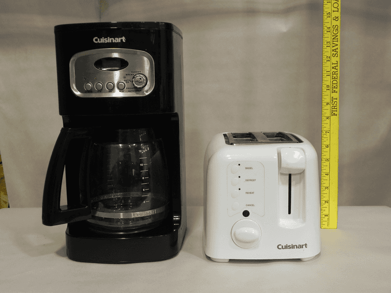 Coffee Maker and Toaster