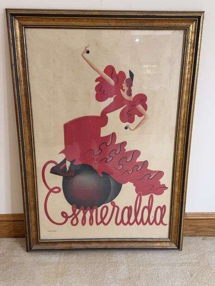 Esmeralda Artwork Framed Poster