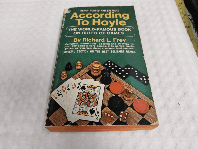 According To Hoyle by Richard L. Frey, Paperback, Copyright 1970