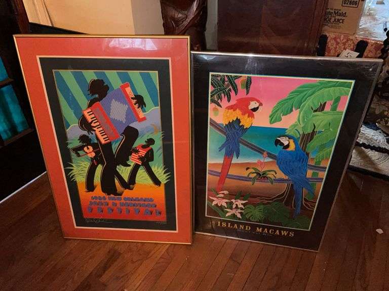 Framed Colorful Art Prints