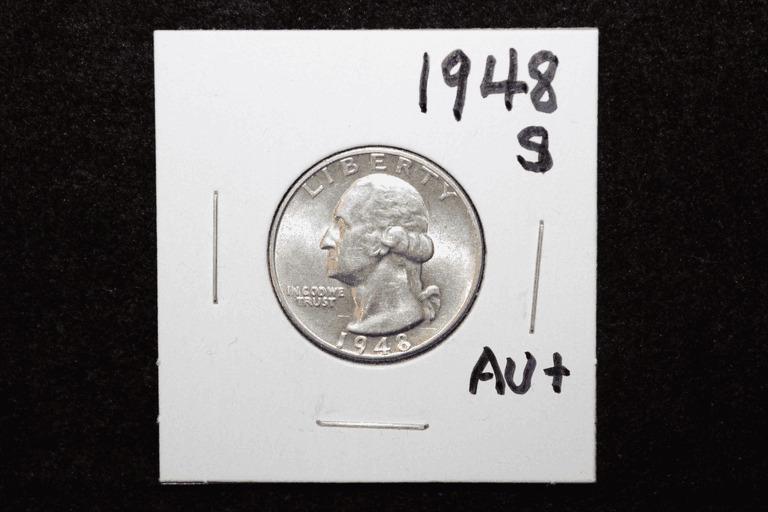 1948-S U.S. Washington Silver Quarter