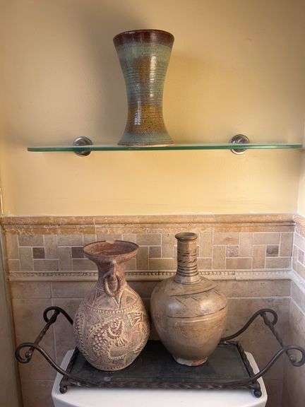 Pottery Vases – Thailand & Signed Studio Pieces