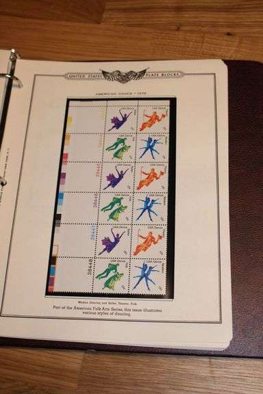 1978 American Dance 13¢ Plate Block – Ballet, Folk, Modern & Theater U.S. Stamps