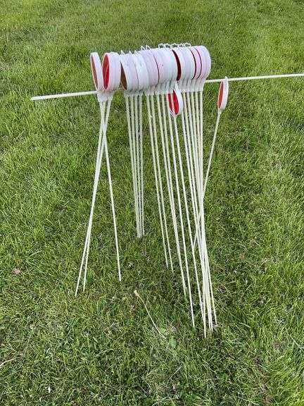 Assorted New Plastic Driveway Markers