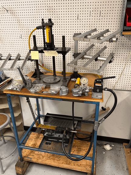 Enerpac Hydraulic Press Setup