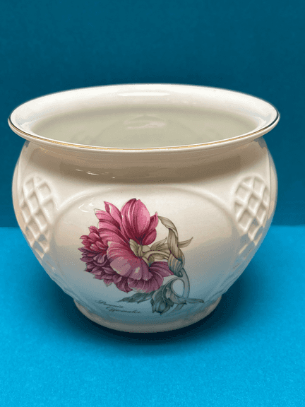 Royal Winton Staffordshire Planter Bowl – England – Floral Botanical Design ~5" H