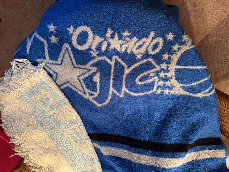 Orlando Magic Rugs Orlando Magic blanket and rug - Auction Ohio